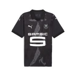 Męska trzecia koszulka Stade Rennais F.C. 24/25 PUMA Flat Dark Gray White Black. Białe koszulki sportowe męskie Puma, m, bez wzorów, bez kołnierzyka, bez ramiączek, do piłki nożnej. W wyprzedaży za 300.00 zł.