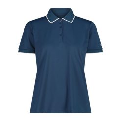 Damska koszulka polo CMP. Czarne koszulki sportowe damskie CMP, xl, bez wzorów, bez kołnierzyka, bez ramiączek. Za 192.00 zł.