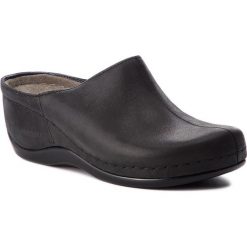 Klapki BERKEMANN - Jada 01753-972 Schwarz. Czarne klapki damskie Berkemann, z nubiku. Za 389.00 zł.