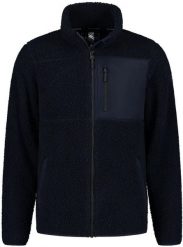Kurtka męska Kjelvik Emiel granatowa 2XL. Niebieskie kurtki męskie Treksta, na jesień, m, z aplikacjami, z materiału, bez kaptura. Za 158.99 zł.