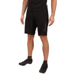 Męskie spodenki na rower freestyle cyckling Kilpi HIXON-M. Czarne krótkie spodenki sportowe męskie Kilpi, m, bez wzorów, z nylonu, rowerowe. Za 292.95 zł.