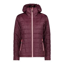 Damska kurtka z kapturem CMP Unlimitech. Brązowe kurtki sportowe damskie CMP, bez wzorów, z puchu, z kapturem, trekkingowe. W wyprzedaży za 454.00 zł.