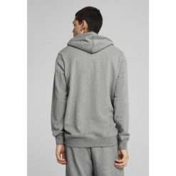 Męska bluza z kapturem Essentials z małym logo No. 1 PUMA Medium Gray Heather. Szare bluzy męskie Puma, l, bez wzorów, prążkowane, z kapturem, do biegania. W wyprzedaży za 134.00 zł.