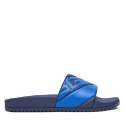 Klapki Guess. Niebieskie klapki męskie Guess. Za 169.99 zł.