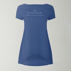T-shirt gimnastyczna europa damska niebieska. Niebieskie koszulki sportowe damskie Legea, bez wzorów, z bawełny, sportowe, bez kołnierzyka. Za 56.00 zł.