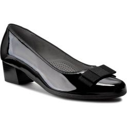 Półbuty ARA - 12-45812-08 Schwarz Lack. Czarne półbuty damskie Ara, z materiału. Za 239.00 zł.