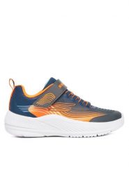 Skechers Sneakersy Microspec Advance- 403926L/NVOR Granatowy. Niebieskie buty sportowe chłopięce Skechers, bez wzorów, z materiału, bez zapięcia. Za 139.99 zł.