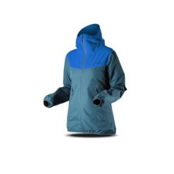 Bunda Trimm EXPED LADY. Niebieskie kurtki damskie TRIMM, bez wzorów, bez kaptura, trekkingowe. W wyprzedaży za 273.00 zł.