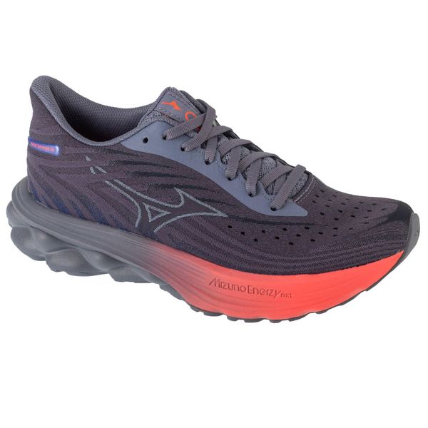 Buty do biegania damskie, Wave Skyrise 6. Niebieskie obuwie sportowe damskie Mizuno, bez wzorów, do biegania, mizuno wave. Za 499.99 zł.
