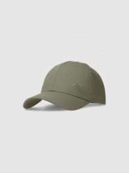 4F Czapka z daszkiem strapback uniseks - khaki XS/S. Brązowe czapki i kapelusze damskie 4f, na lato, bez wzorów, z bawełny, sportowe. W wyprzedaży za 39.99 zł.