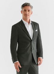 PAKO LORENTE – Ciemnozielona marynarka garniturowa z wełną. Zielone marynarki męskie Pako Lorente, bez wzorów, z wełny. Za 399.99 zł.