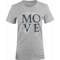 Damska koszulka Athl. Dpt Talia Melange Szary. Czarne koszulki sportowe damskie XTREM TOYS & SPORTS, s, bez wzorów, z bawełny, sportowe, bez kołnierzyka. Za 148.99 zł.