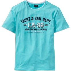 T-shirt 2 w 1 Regular Fit bonprix morski. T-shirty męskie marki bonprix. Za 34.99 zł.