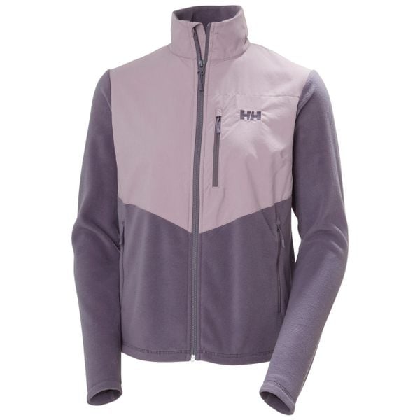 Kurtka turystyczna damska Helly Hansen Daybreaker Block. Fioletowe kurtki sportowe damskie Helly Hansen, bez wzorów, bez kaptura, trekkingowe. Za 390.50 zł.