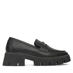 Loafersy DeeZee. Czarne mokasyny damskie DeeZee. Za 149.99 zł.