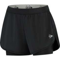 Spodenki sportowe damskie Dunlop Club Short. Czarne szorty sportowe damskie Dunlop, bez wzorów, sportowe. Za 139.99 zł.