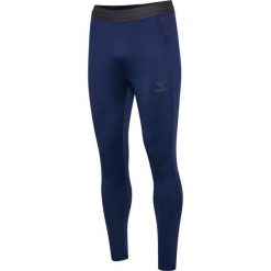 Legginsy Hummel Pro. Niebieskie buty sportowe męskie Hummel, bez wzorów, na fitness i siłownię. Za 223.50 zł.