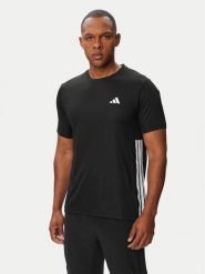 Adidas T-Shirt Workout Essentials Base 3-Stripes KA3452 Czarny Regular Fit. Czarne koszulki sportowe męskie Adidas, m, bez wzorów, z syntetyku, bez kołnierzyka, bez ramiączek, na fitness i siłownię. Za 109.99 zł.