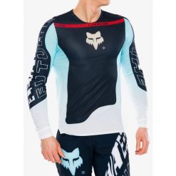 Bluza rowerowa męska Fox Flexair LS Jersey Elevated. Żółte bluzy męskie FOX, m, bez wzorów, z jersey, bez kaptura, rowerowe. Za 293.99 zł.