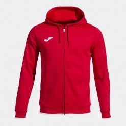 Bluza dresowa z kapturem Joma Olimpiada. Czerwone bluzy męskie Joma, m, bez wzorów, z dresówki, z kapturem, na fitness i siłownię. Za 257.00 zł.