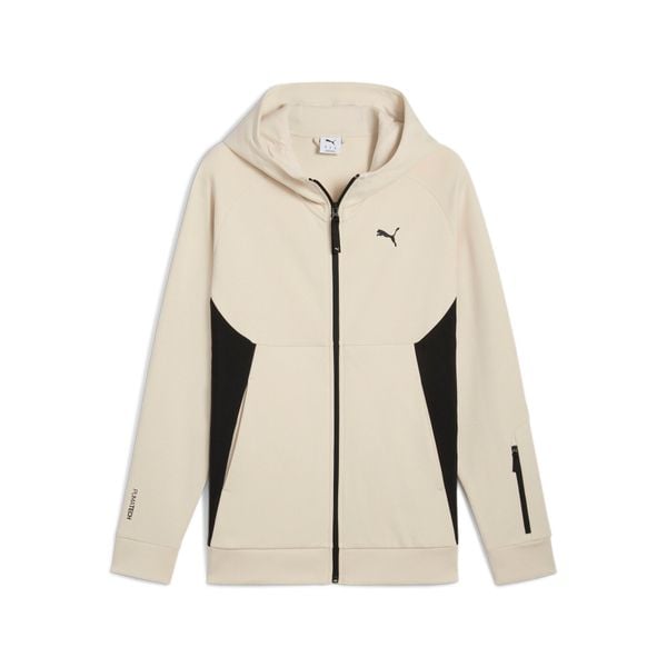 Kurtka z kapturem Puma Tech. Białe kurtki męskie Puma, s, bez wzorów, z materiału, na fitness i siłownię. Za 293.10 zł.