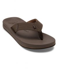 Klapki plażowe dla Mężczyzn RIVI. Brązowe klapki męskie Quiksilver, z gumy. Za 179.99 zł.