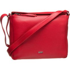 Skórzana torebka "Lia 1" w kolorze czerwonym - 25 x 20 x 7 cm. Czerwone torby na ramię damskie marki BREE. W wyprzedaży za 318.95 zł.