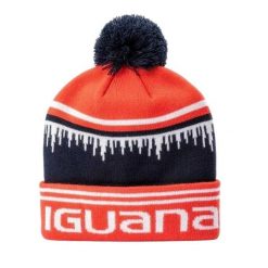 Czapka Damska Logo Akryl. Czerwone czapki i kapelusze damskie IGUANA, bez wzorów, sportowe. Za 164.99 zł.
