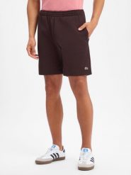 Lacoste szorty dresowe Mężczyźni brązowy, 4. Brązowe krótkie spodenki sportowe męskie Lacoste, l, bez wzorów, z dresówki. Za 179.95 zł.