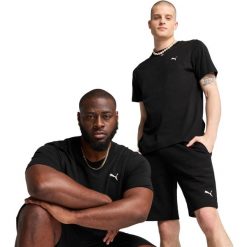Koszulka Puma ESS Small Logo Tee, Mężczyźni. Czarne koszulki sportowe męskie Puma, l, bez wzorów, z bawełny, bez kołnierzyka, bez ramiączek. Za 65.00 zł.