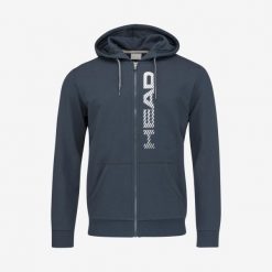 Bluza z kapturem męska Club Fynn. Niebieskie bluzy męskie Head, m, bez wzorów, z bawełny, z kapturem. W wyprzedaży za 203.00 zł.