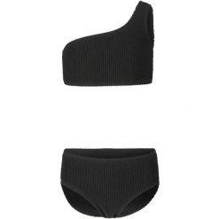 Dziecięcy 2-częściowy kostium kąpielowy Zigzag Hillary. Czarne stroje kąpielowe dla dziewczynek Zigzag, bez wzorów. Za 222.00 zł.