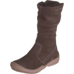 Skórzane kozaki zimowe w kolorze brązowym. Buty zimowe dziewczęce Zimowe obuwie dla dzieci. W wyprzedaży za 155.95 zł.