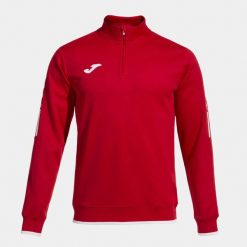 Bluza Joma Olimpiada. Czerwone bluzy męskie Joma, m, bez wzorów, z dresówki, bez kaptura, na fitness i siłownię. Za 249.50 zł.