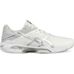 Asics Gel-Solution Speed 2 Clay E601N-0193. Białe buty sportowe męskie marki Asics, z materiału. W wyprzedaży za 399.99 zł.