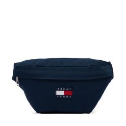 Nerka Tommy Jeans. Niebieskie saszetki męskie Tommy Jeans, z jeansu, młodzieżowe, małe. Za 209.99 zł.