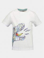 Blue Seven T-Shirt 802319 X Biały Regular Fit. Białe t-shirty dla chłopców Blue Seven, bez wzorów, z bawełny, bez ramiączek. Za 59.99 zł.