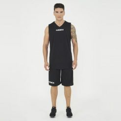 Oddychająca Koszulka Bez Rękawów Portland Damska Czarna. Czarne koszulki sportowe damskie Legea, xl, bez wzorów, z materiału, bez kołnierzyka, bez ramiączek, do biegania. Za 64.00 zł.