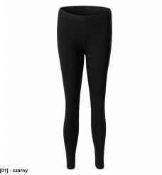 MALFINI - ADLER - Legginsy damskie, 190 g/m, 5 % elastan, 95 % bawełna czarny XS. Czarne legginsy damskie Malfini, m, bez wzorów, z bawełny. Za 36.32 zł.