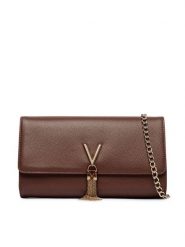 Valentino Torebka Divina VBS1R401G Brązowy. Brązowe torebki do ręki damskie Valentino, bez wzorów, ze skóry, wizytowe, bez dodatków. Za 369.99 zł.