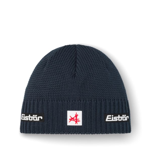 Czapka Eisbar Trop MÜ SA. Niebieskie czapki i kapelusze męskie Eisbar, na zimę, bez wzorów, z materiału, klasyczne. Za 219.90 zł.