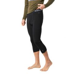 Spodnie męskie Smartwool Classic Thermal Merino Base Layer 3/4 Bottom Boxed. Czarne spodnie sportowe męskie Smartwool, l, bez wzorów, z wełny, trekkingowe. Za 369.99 zł.