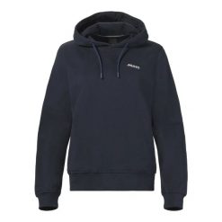 Bluza damska z kapturem Musto. Niebieskie bluzy damskie Musto, bez wzorów, z kapturem. Za 368.00 zł.