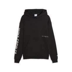 Męska bluza z kapturem Graphics Training PUMA. Czarne bluzy męskie Puma, l, bez wzorów, z kapturem, do biegania. Za 249.00 zł.