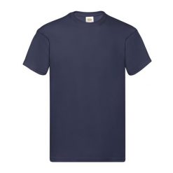 Oryginalna Koszulka Męska. Niebieskie koszulki sportowe męskie Fruit of the Loom, m, bez wzorów, bez kołnierzyka, bez ramiączek, trekkingowe. Za 27.99 zł.