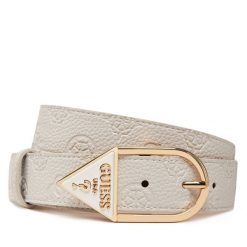 Pasek Damski Guess. Białe paski damskie Guess, z aplikacjami. Za 169.99 zł.