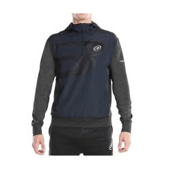 Bluza z kapturem Bullpadel Jubon. Czarne bluzy męskie bullpadel, s, bez wzorów, prążkowane, z kapturem. Za 257.00 zł.