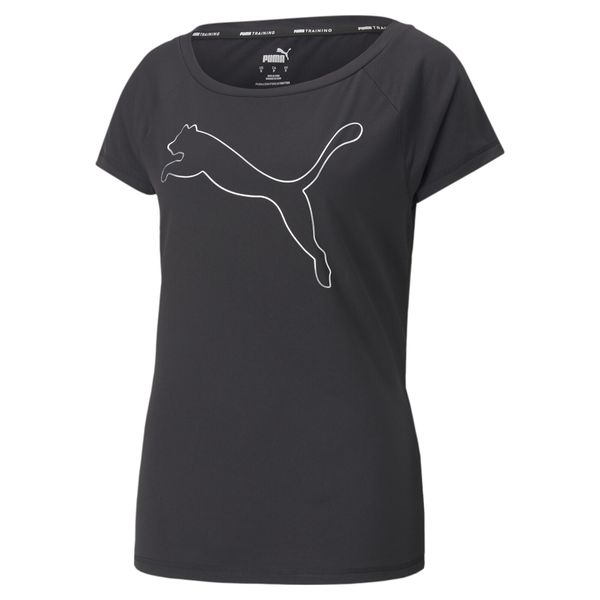 Koszulka fitness damska PUMA Train Favorite Jersey Cat. Czarne koszulki sportowe damskie Puma, xs, bez wzorów, z jersey, bez kołnierzyka, bez ramiączek, na fitness i siłownię. Za 62.99 zł.
