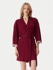 Tommy Hilfiger Szlafrok UW0UW06076 Czerwony. Czerwone szlafroki damskie Tommy Hilfiger, s, bez wzorów, z bawełny, bez ramiączek, bez kaptura. Za 279.99 zł.