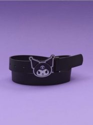Pasek Kuromi - czarny. Czarne paski damskie Sinsay, bez wzorów, klasyczne. W wyprzedaży za 25.99 zł.